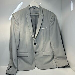 ZARA MEN’S LIGHT GRAY BLAZER SIZE 42 FIT
